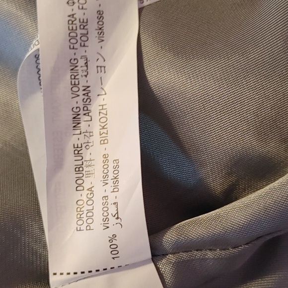NWT Zara Gray Linen Blend Vest/ Waistcoat Size XL - Picture 12 of 14
